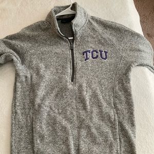 Gray TCU Pullover sweater